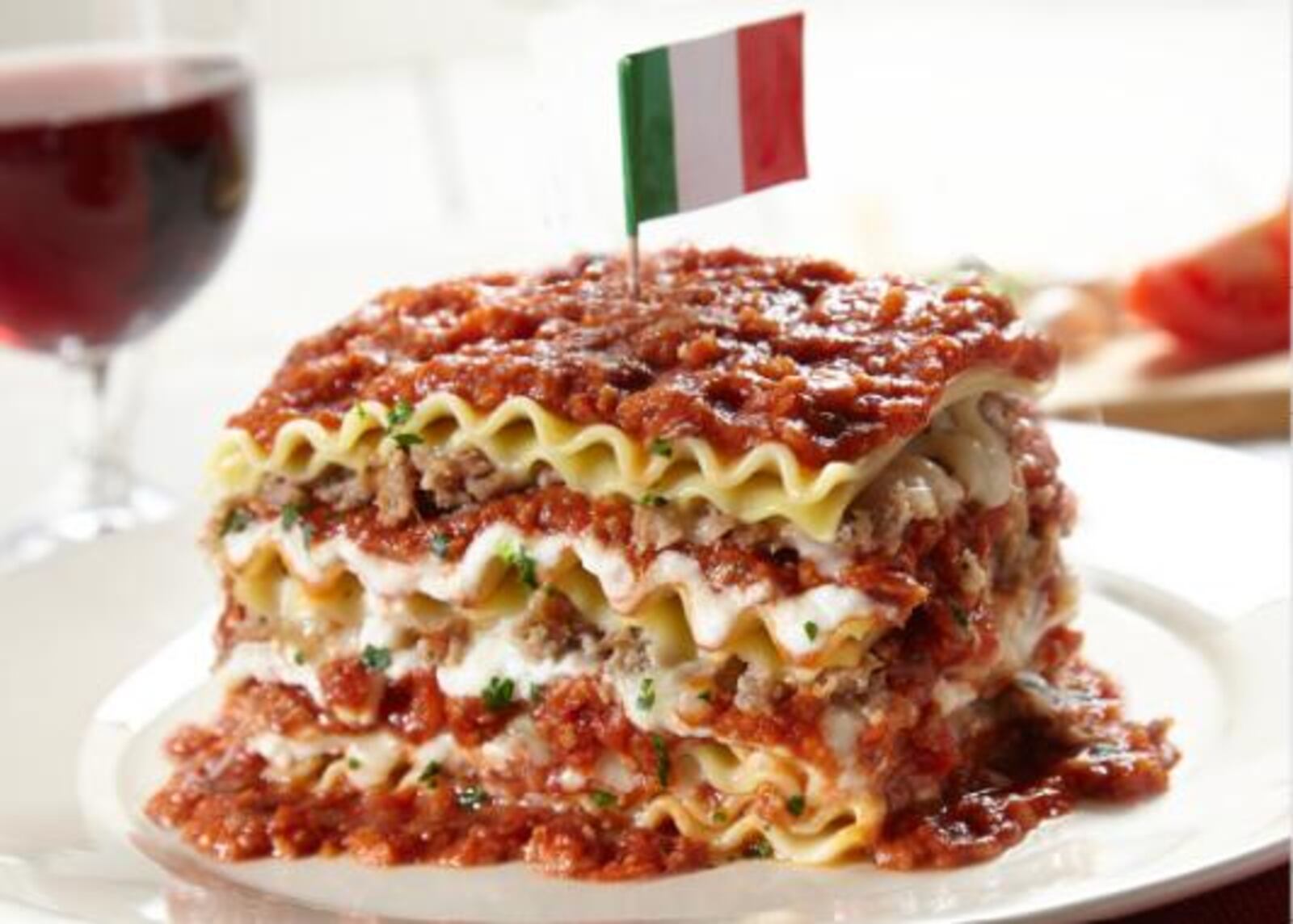 Photo of Lasagna at Italian Restaurant