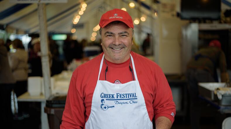 The 60th annual Greek Festival took place over the weekend from Friday, Sept 7 to Sunday, Sept 9 at The Annunciation Greek Orthodox Church, 500 Belmonte Park North in Dayton. This year's event had amazing food, devoted volunteers and the support and attendance of the community, despite it raining throughout the weekend. TOM GILLIAM / CONTRIBUTING PHOTOGRAPHER