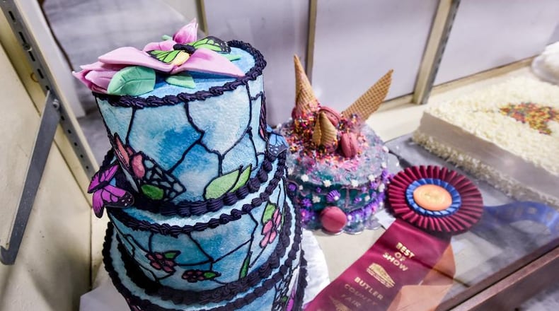 A cake entry at the 2018 Butler County Far. NICK GRAHAM/STAFF