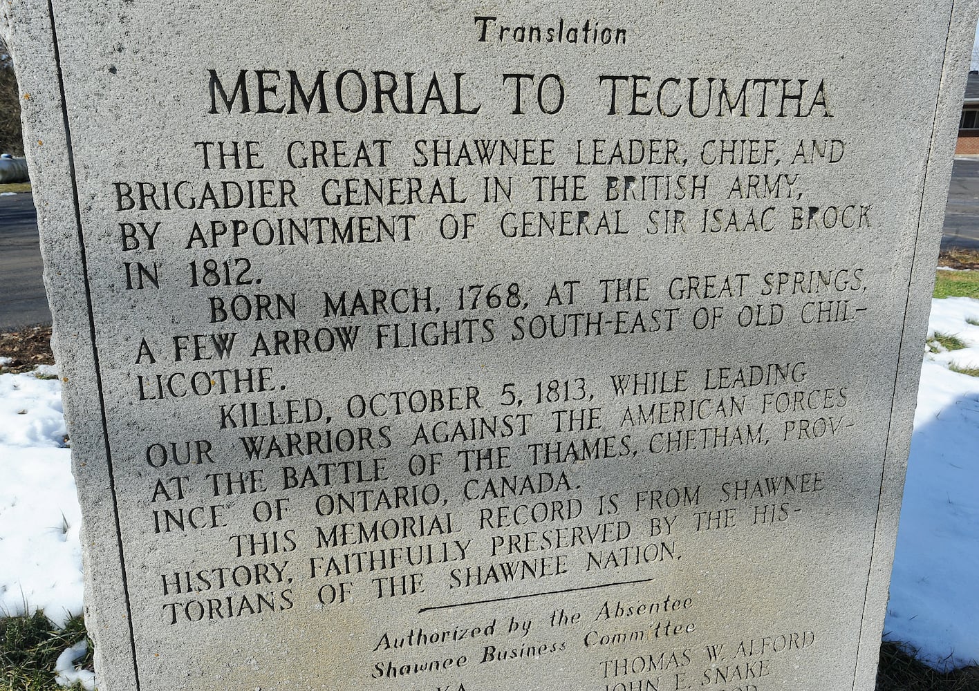 PHOTOS: New park to honor Tecumseh, Shawnee nation