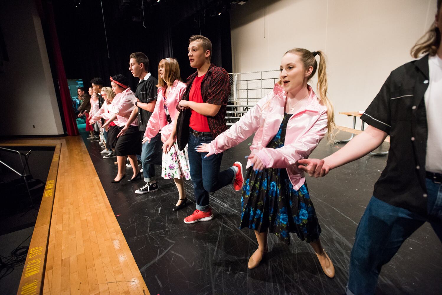 Madison students rehearse for upcoming "Grease" musical