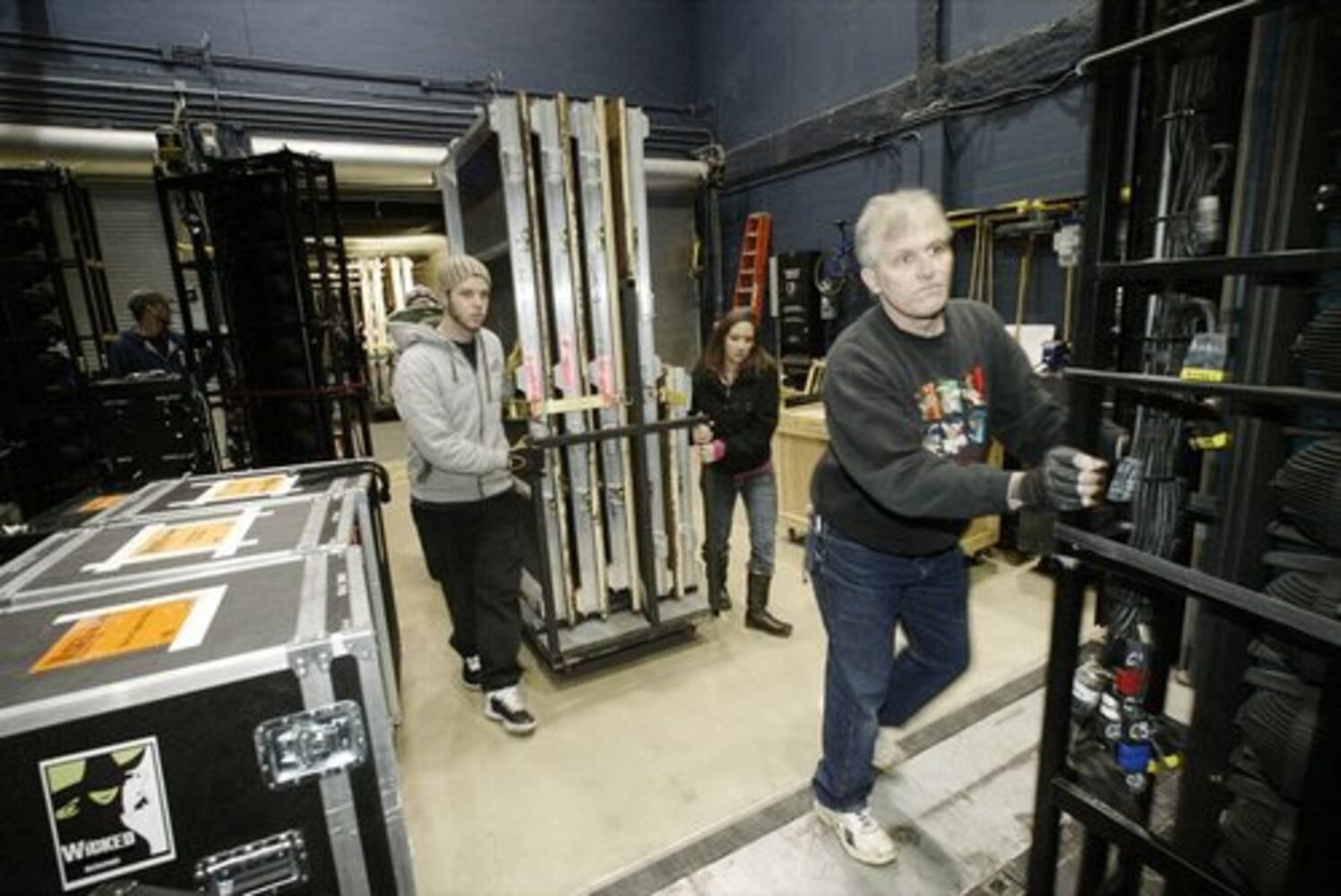 Stage set for 'Wicked'