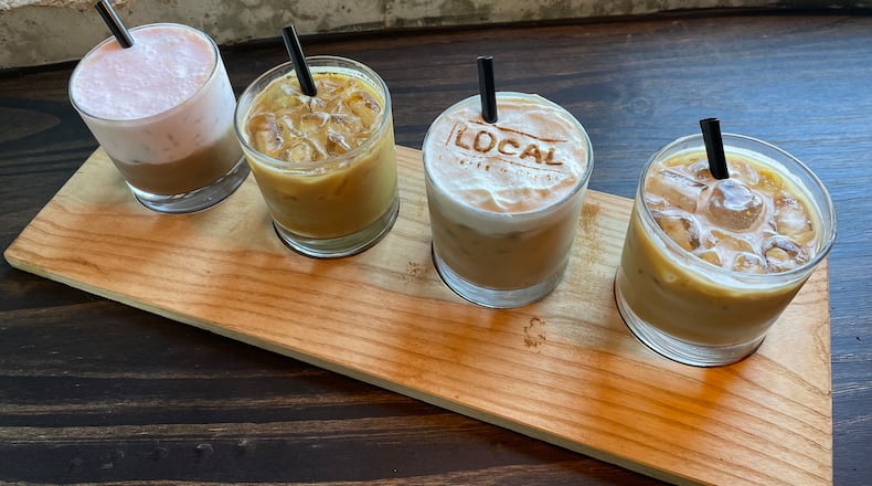 Local Coffee & Cream is a unique coffee and ice cream shop housed in the former Pleasant Hill Farmers Exchange. NATALIE JONES/STAFF