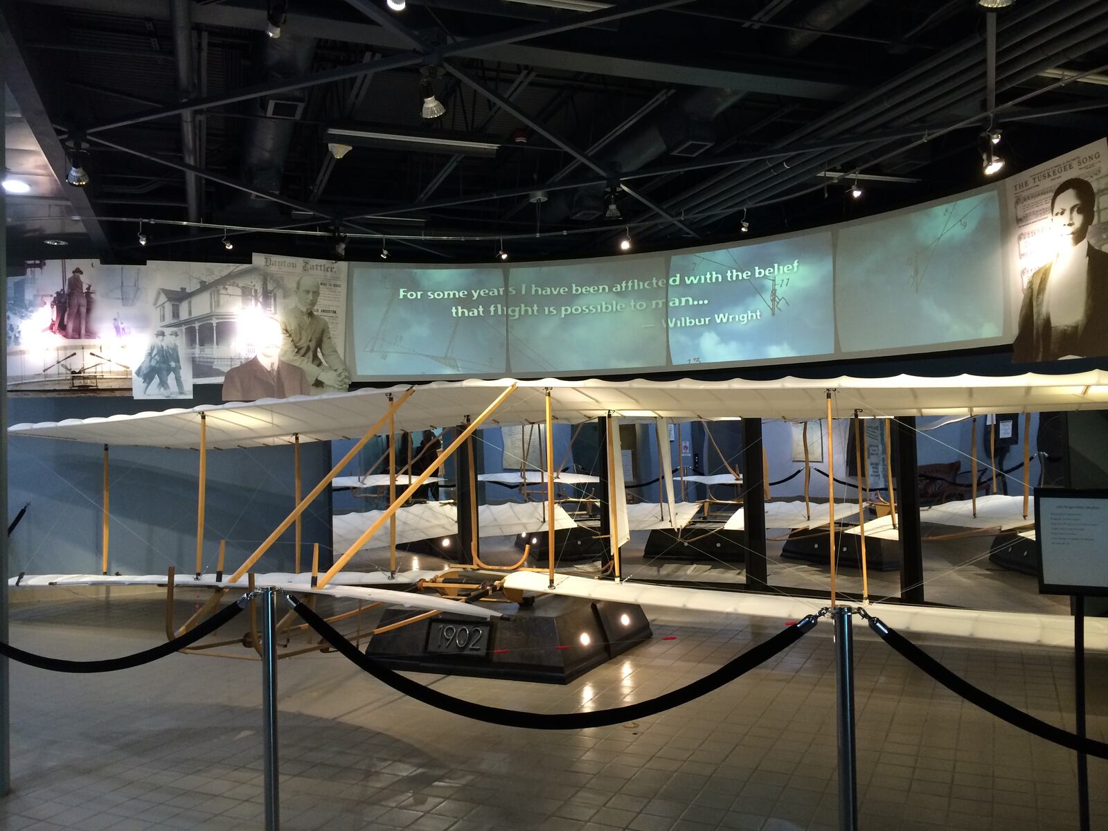 The 1902 Wright Glider Replica.