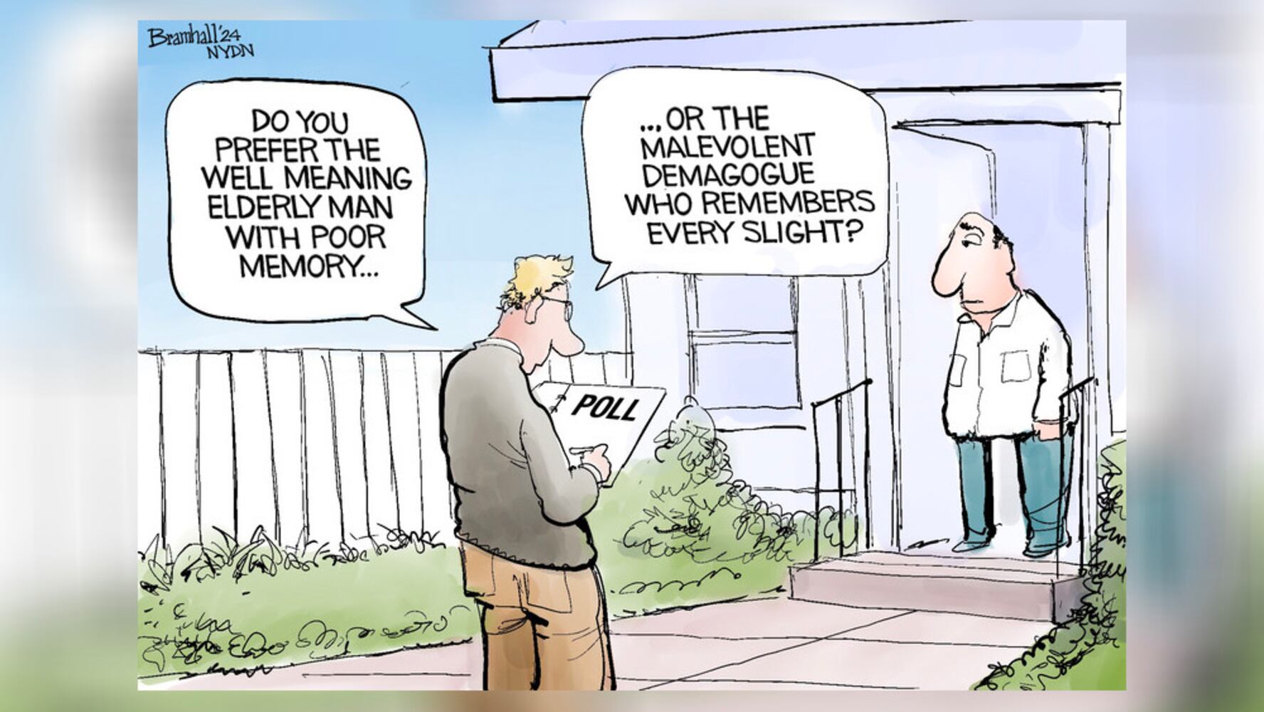 CARTOONS: Bill Bramhall, Feb. 13, 2024