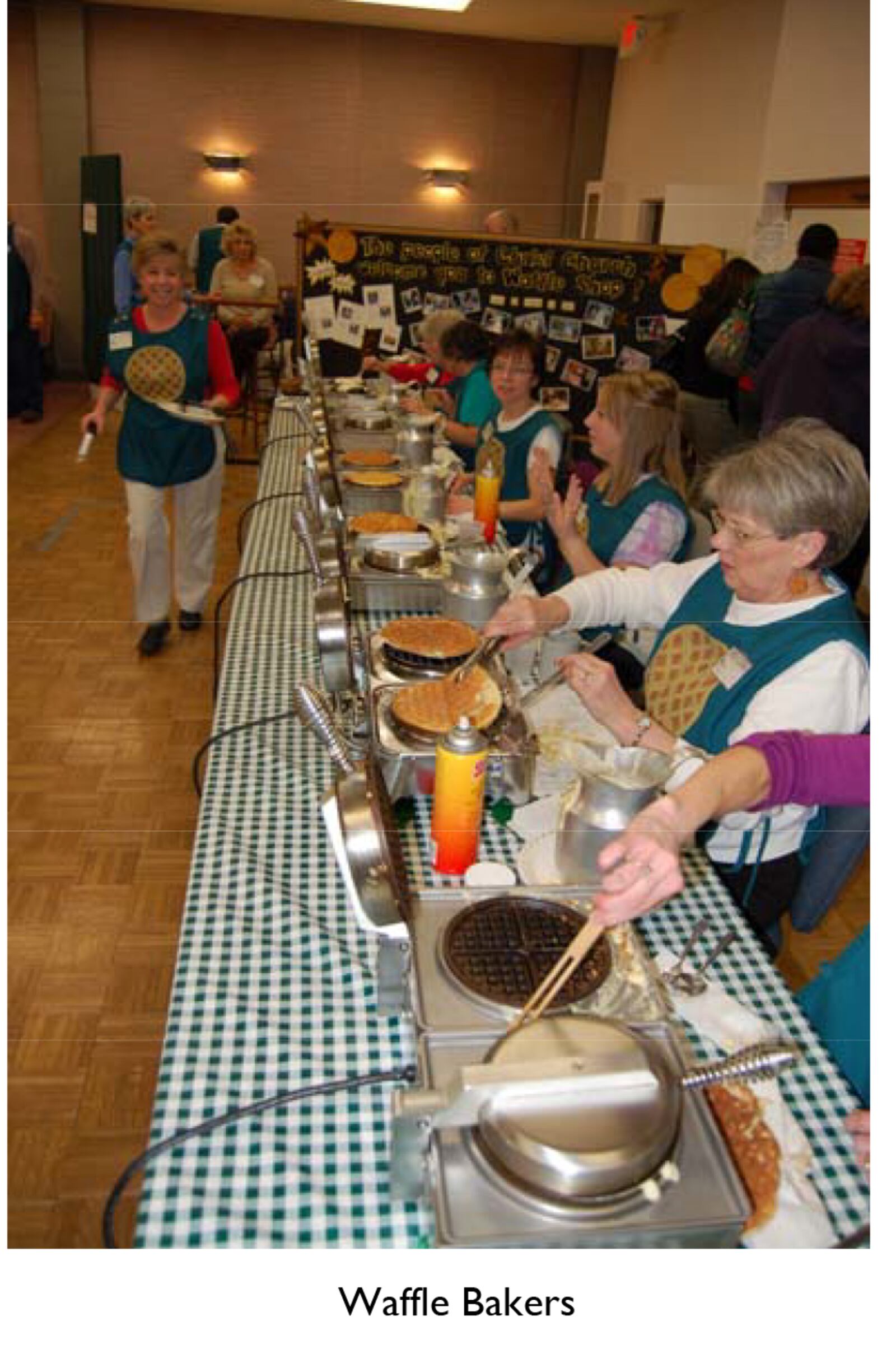 Christ Episcopal Church’s Women of the Parochial Society, one of eight women’s groups at the church at the time, launched Waffle Shop in 1929.  The holiday fundraiser has grown over the years.