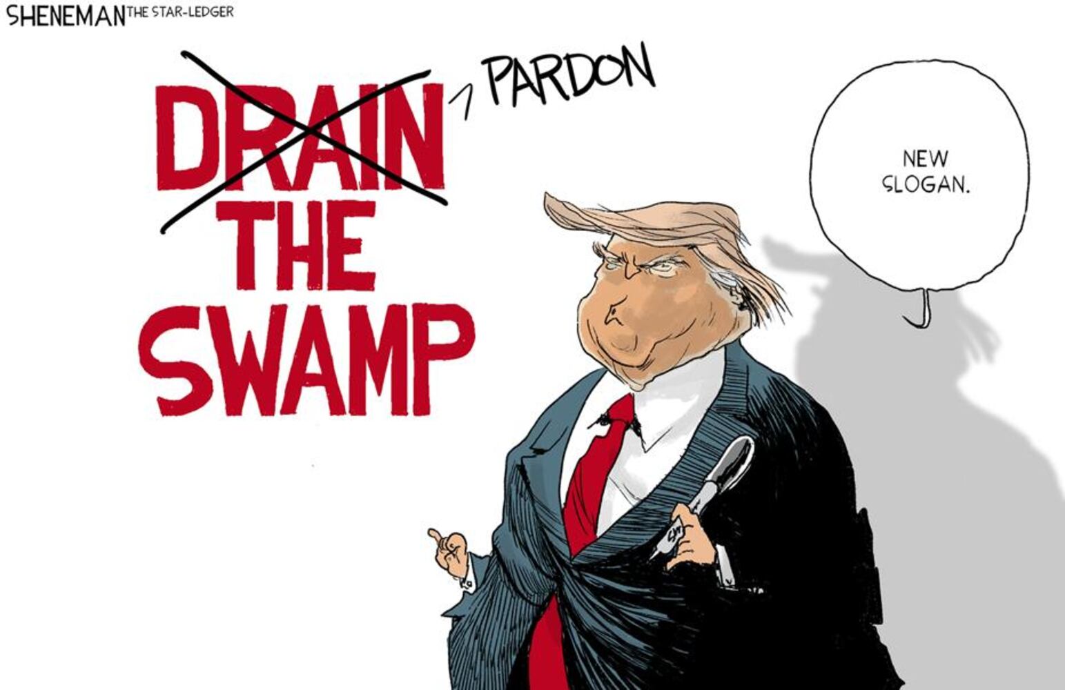Week in cartoons: Bloomberg, Barr, pardons and more