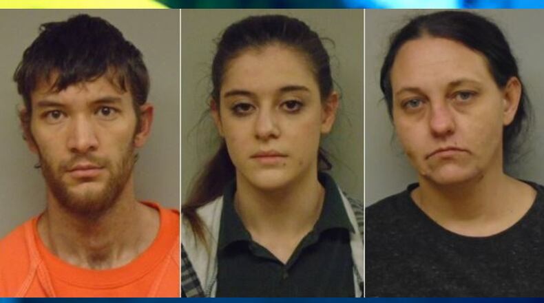 Matthew J. Broerman, left, Paige K. King, center, and Angel A. Stork