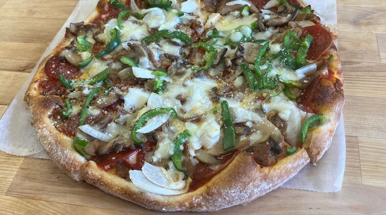 Troni Brothers Pizza, located at 4654 Wilmington Pike in Kettering, is known for its New York style pizza and pasta dishes.