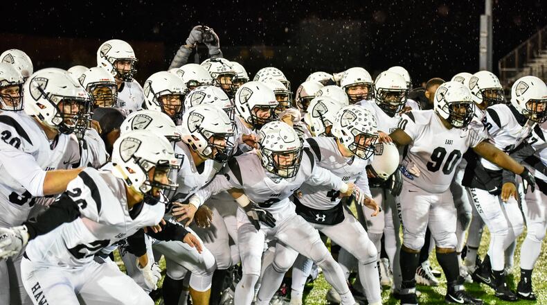 Lakota East beats Mason 20-17 in their Division I playoff football game Friday, Nov. 2 at Mason. NICK GRAHAM/STAFF