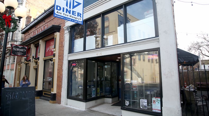 The 416 Diner in Dayton's Oregon District announced it is closing. STAFF FILE