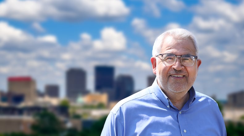 Youssef Elzein was photographed in front of the city he now calls home. CONTRIBUTED