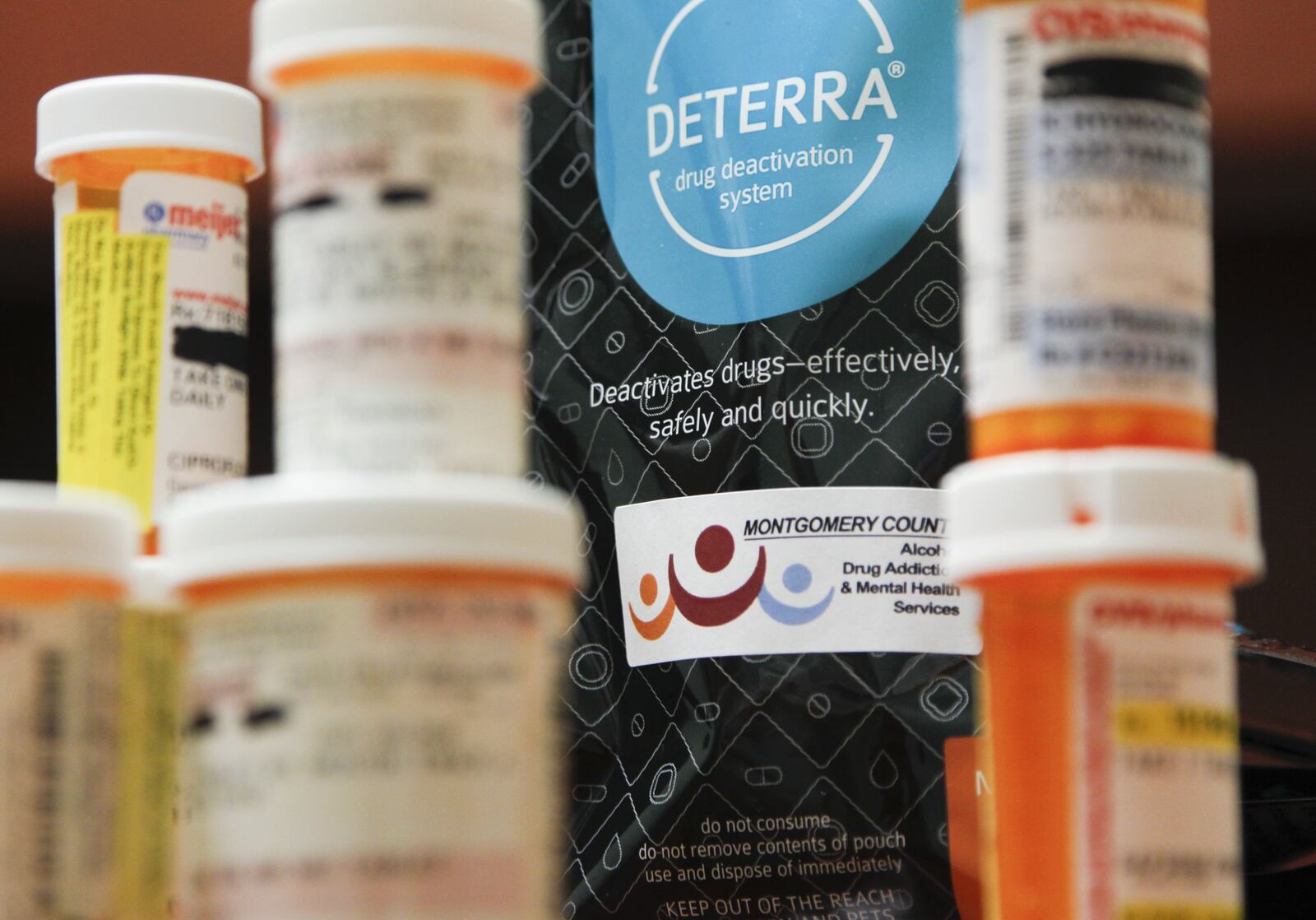 Deterra, a new type of drug disposal bag allows for unused or expired prescriptions to be rendered inert and disposed in a landfill. CHRIS STEWART / STAFF