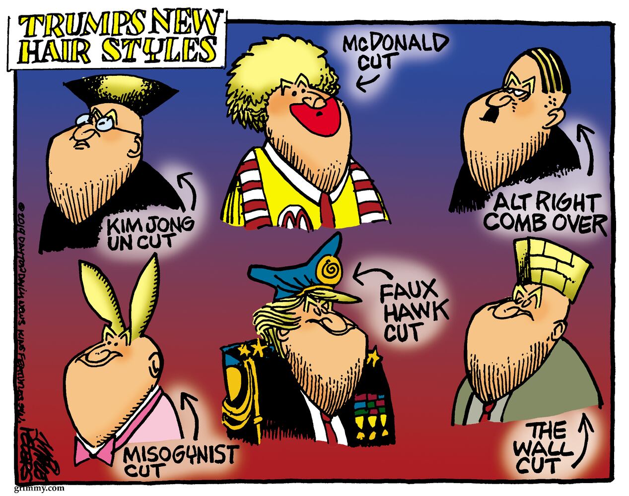 2019: The best of Pulitzer Prize winner Mike Peters political cartoons