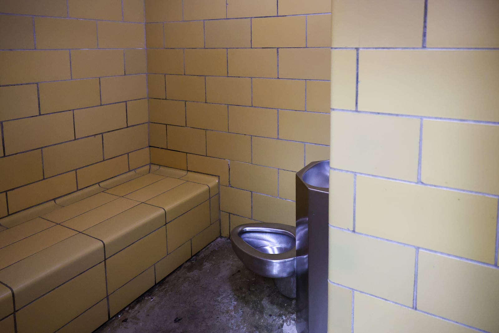 A view of a cell in the Miami County Jail, the county's maximum security facility in the safety building in downtown Troy.  BRYANT BILLING / STAFF