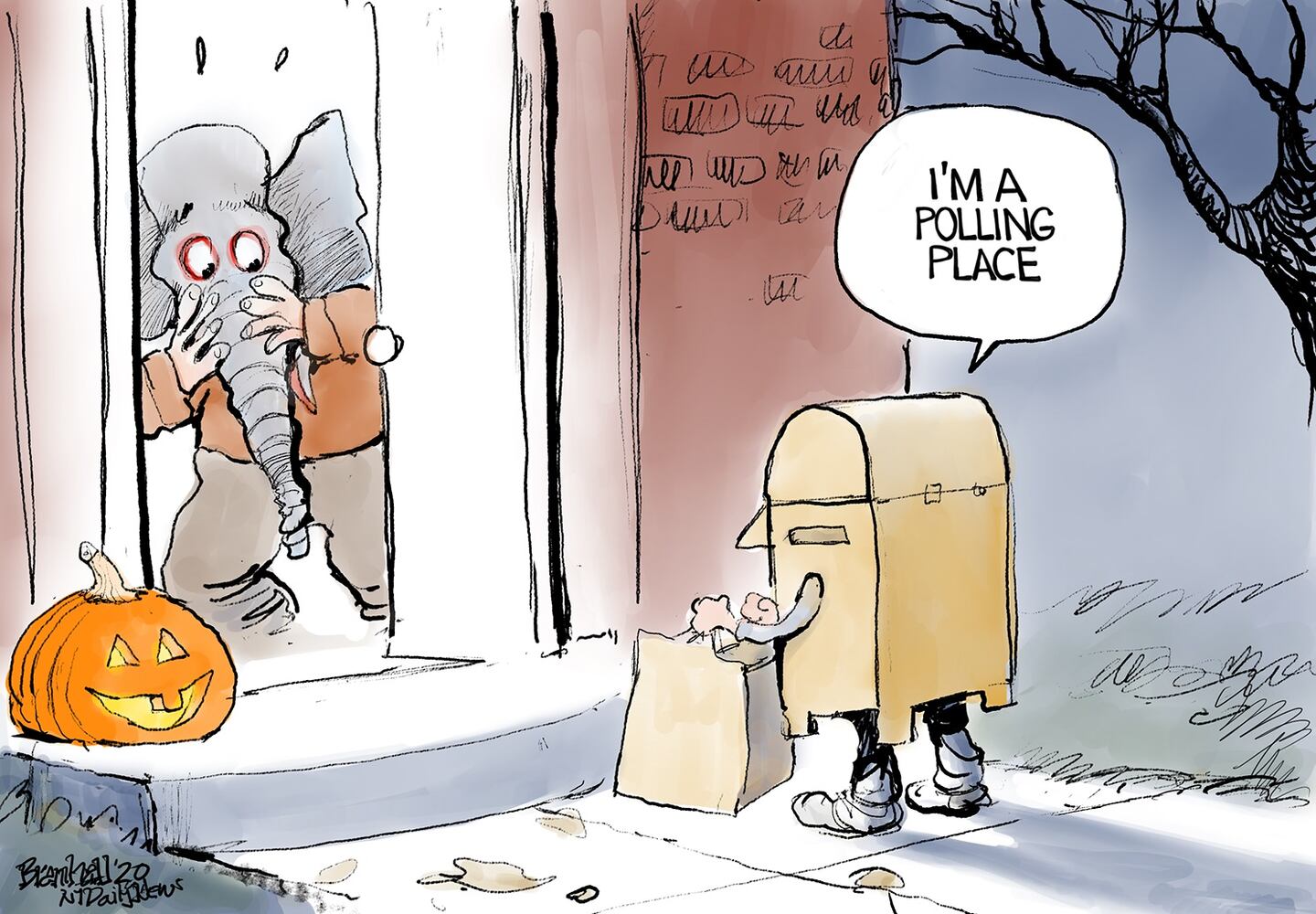 Week in cartoons: Town halls, Amy Coney Barrett and more