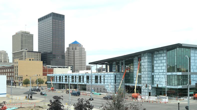 Dayton Metro Library’s main branch has been reconstructed and will be completed next year. LISA POWELL /STAFF