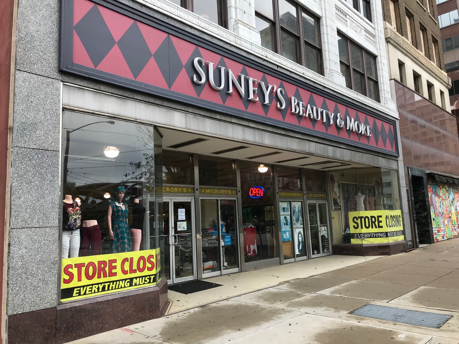 Suney's Beauty and More has announced it will close.