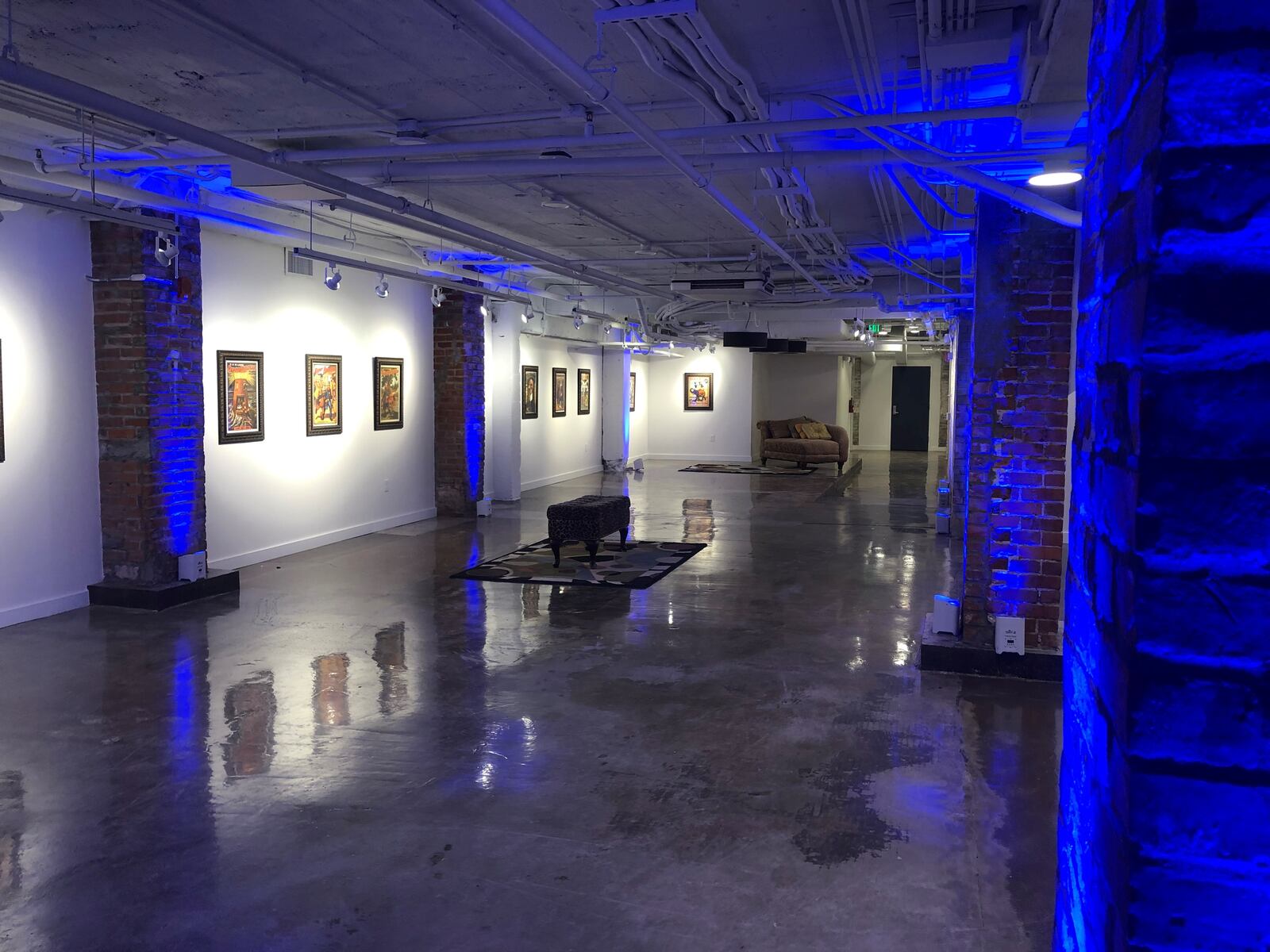 The hallway and pre-event area in the Tank -- Inspired by CenterPoint Energy. CORNELIUS FROLIK / STAFF