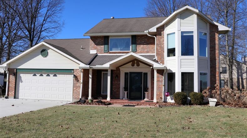Listed for $279,900 by Cutler Real Estate, the Huber Heights house at 8821 Charity Circle has about 2,358 square feet of living space. Contributed photos by Kathy Tyler