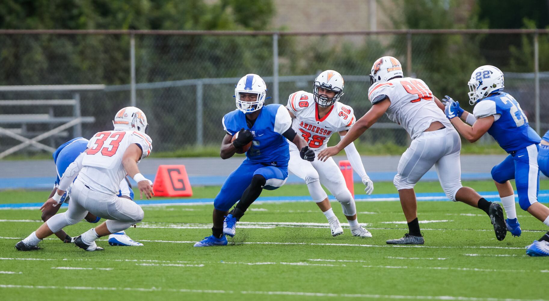 Hamilton Big Blue Football beats Anderson