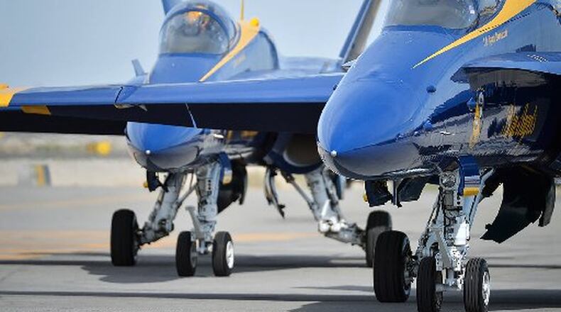 The Navy Blue Angels were set to headline the Dayton Air Show in 2020 before COVID forced the cancellation of that year's event. The Navy flight demonstration team will be the marquee act at the show this year. CONTRIBUTED.