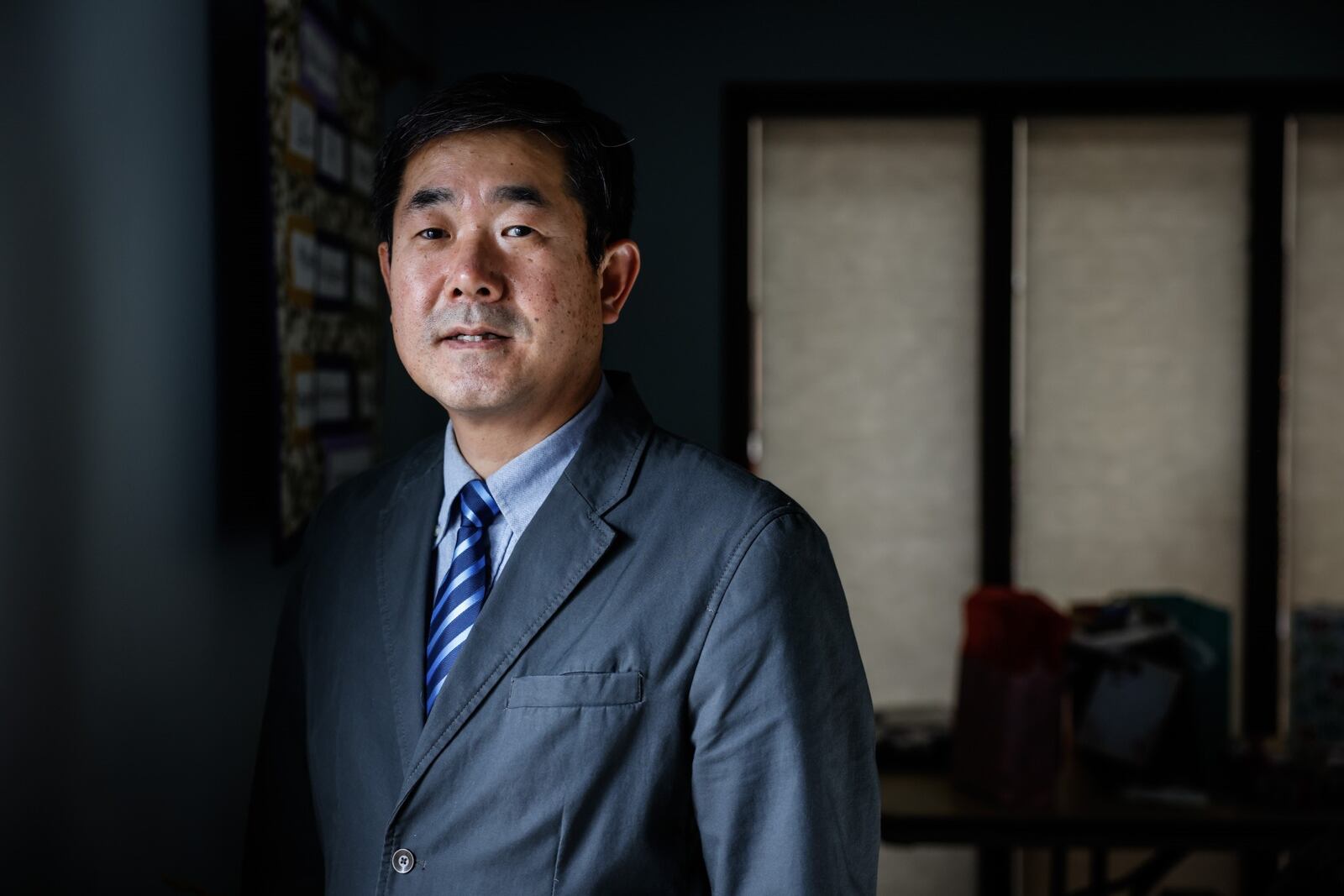 The Rev. Sungkyoon "Joseph" Park, lead pastor of Miamisburg's Parkview United Methodist Church, was a journalist in South Korea before immigrating to the United States and eventually moving to Ohio. JIM NOELKER/STAFF