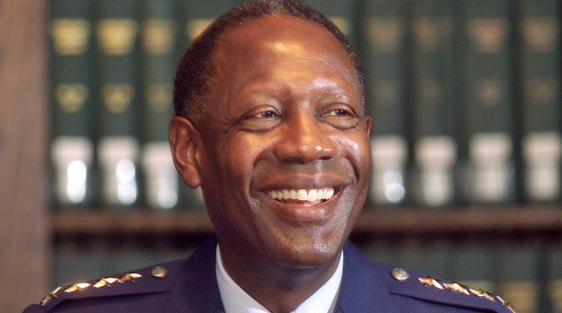 Retired Gen. Lester Lyles, former commander of the Air Force Materiel Command at Wright-Patterson Air Force Base, in a 2002 file photo.