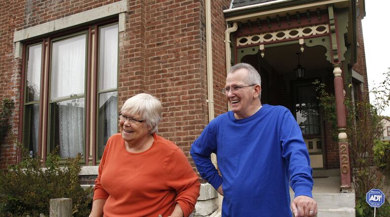 Susan and Pat Moran live next to a house on Bonner St. in South Park that saw a 461% increase in value from 2011 to the county’s 2014 reappraisal. TY GREENLEES / STAFF