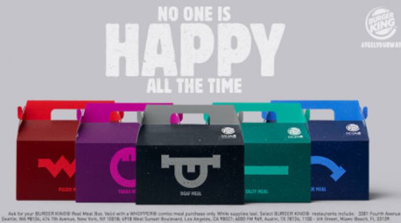 Burger King’s Moody Meals are aimed at making people feel like its okay to feel how they want.