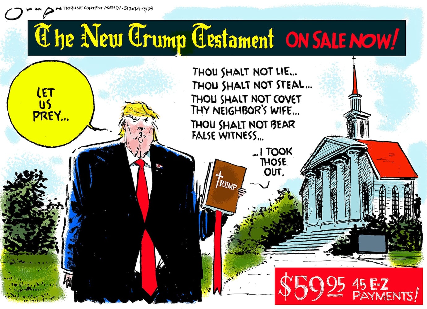 CARTOONS: Jack Ohman, March 30, 2024