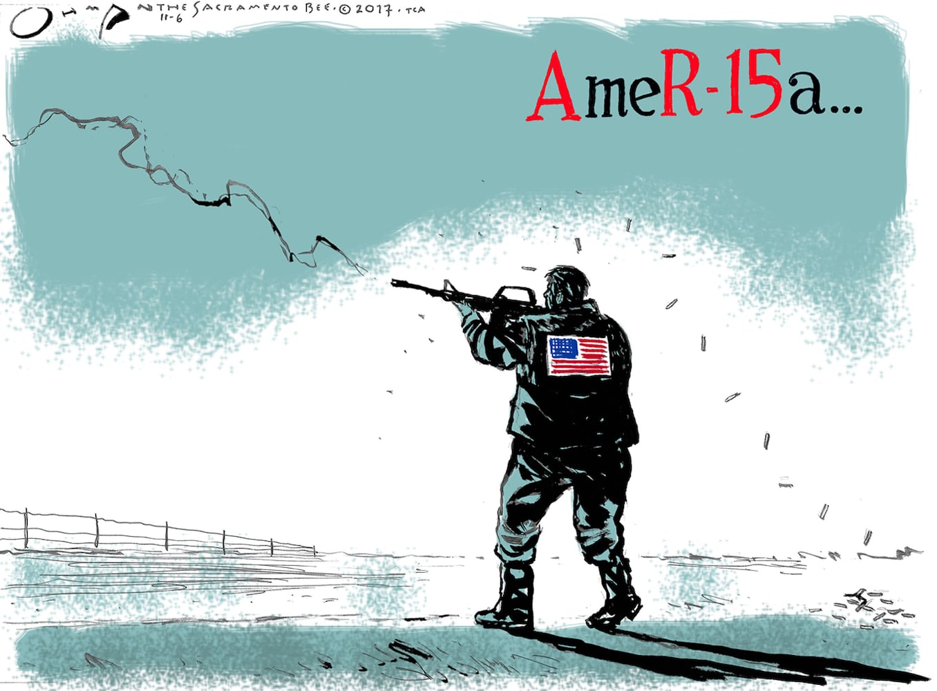 Week in cartoons: Guns, Russia, Trump and more