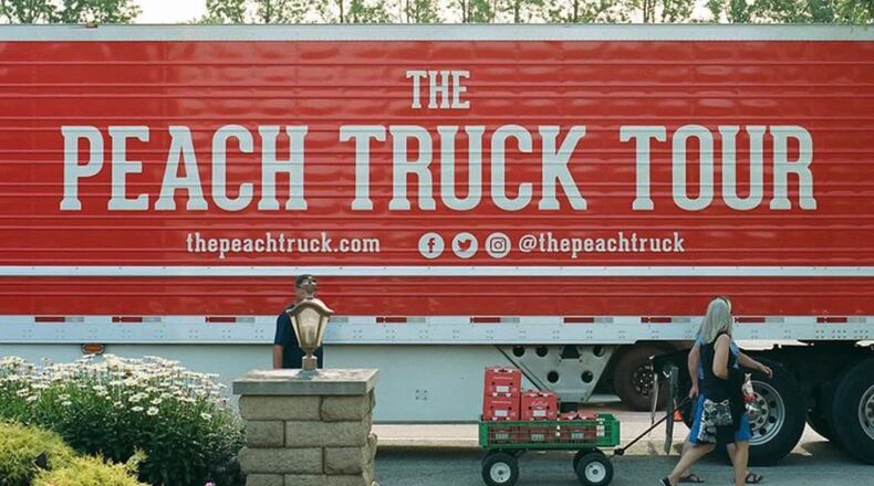 Nashville’s Peach Truck is gearing up for its summer tour with regional stops in Dayton, Springfield, Middletown and Hamilton beginning Tuesday, June 21. CONTRIBUTED