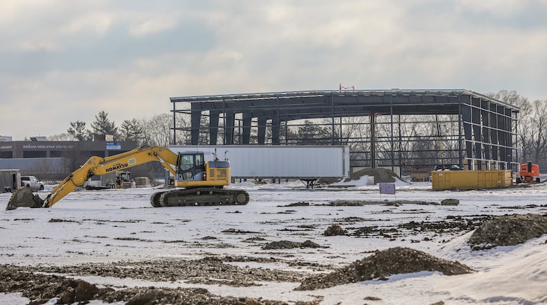 TNT Fireworks is building a warehouse and retail store at 2770 E. River Road in Moraine. BRYANT BILLING / STAFF