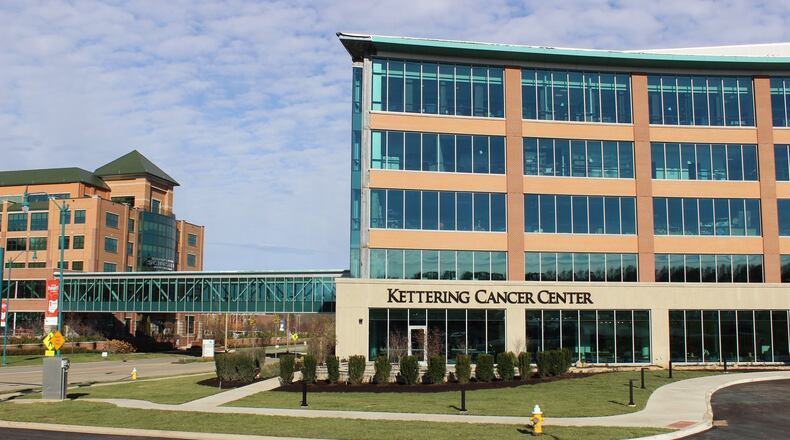 Kettering Health Network’s cancer center has been open a little less than a year. The $53 million, 120,000 square-foot, five-story, comprehensive cancer center is located in the new Pavilion building at 3700 Southern Blvd. in Kettering, across the street from Kettering Medical Center. STAFF FILE PHOTO