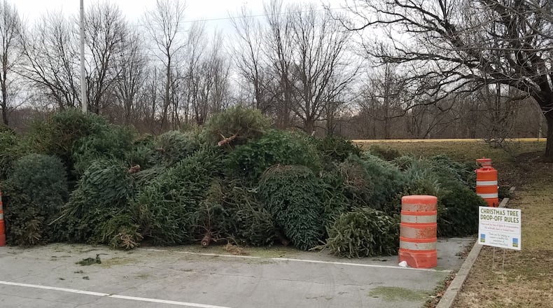 Five Rivers MetroPark is asking for people to drop-off their used Christmas trees to be sunk in Eastwood Lake. CONTRIBUTED