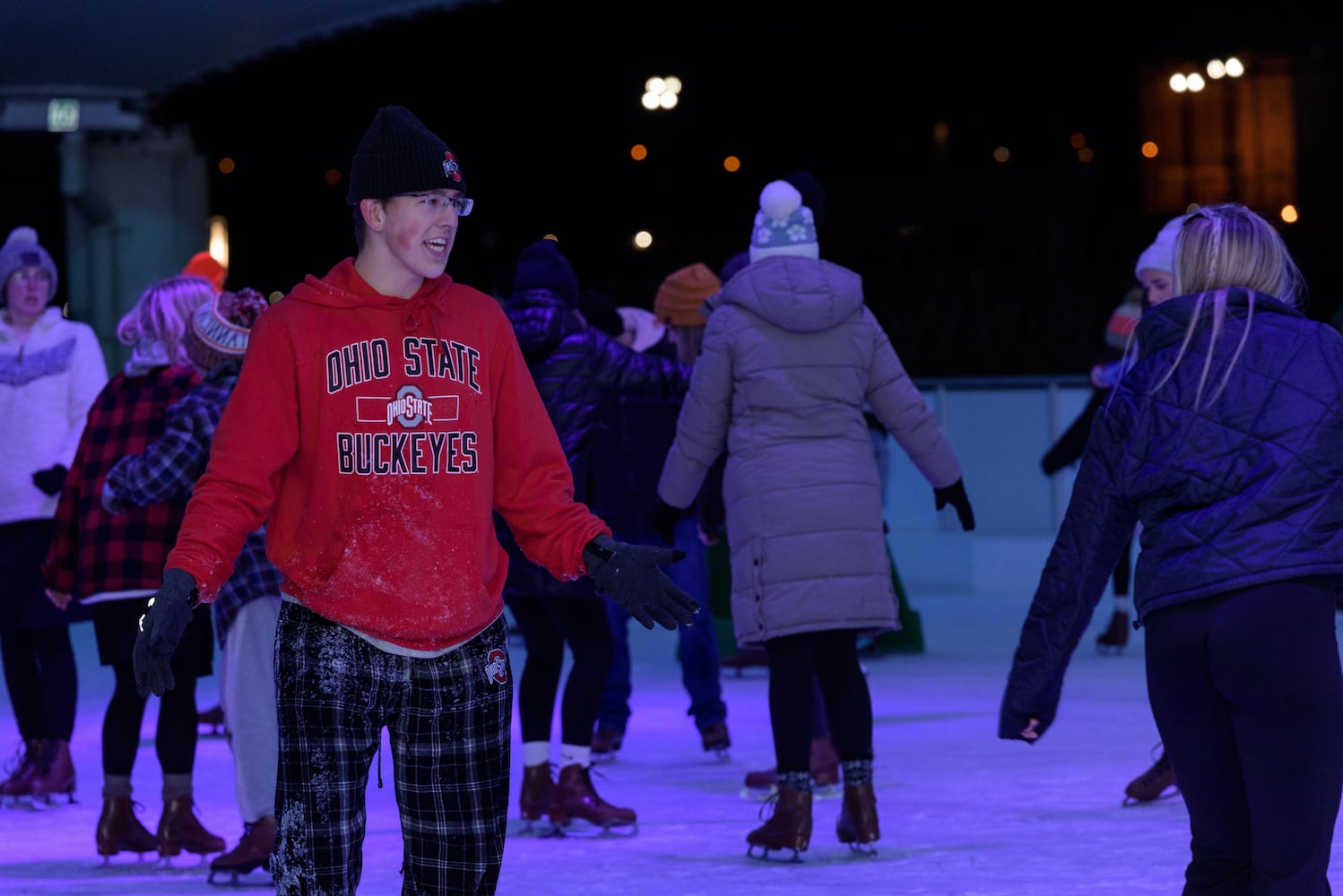 PHOTOS: Did we spot you ice skating during '90s Night at RiverScape MetroPark?