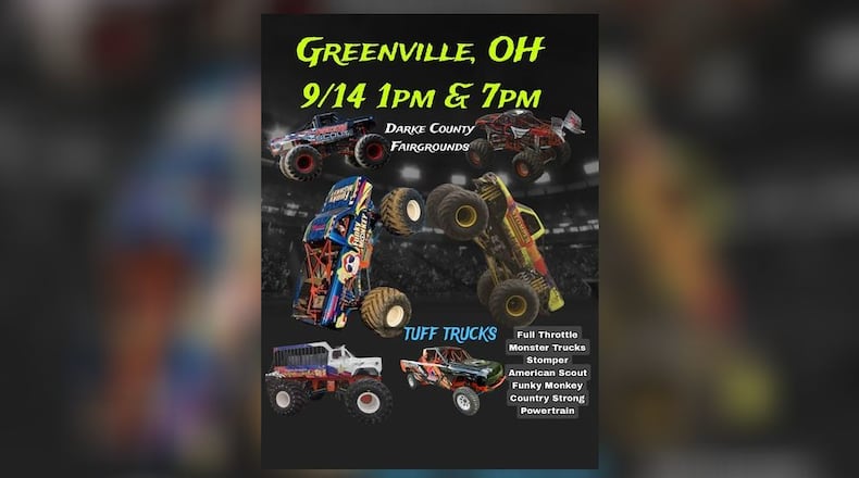 A Monster Mash and Food Truck Rally event is set for Sept. 14, 2024 in Greenville. CONTRIBUTED