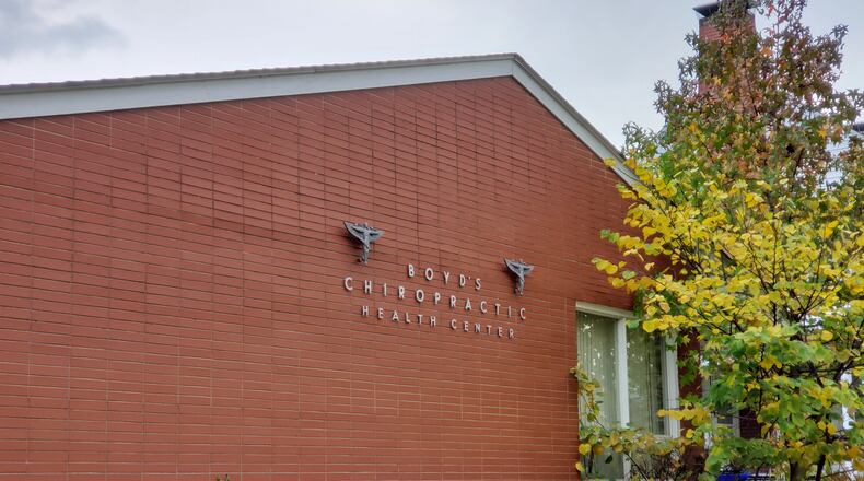 The office of Dr. Stephen Boyd on Main Street in Hamilton. NICK GRAHAM/STAFF