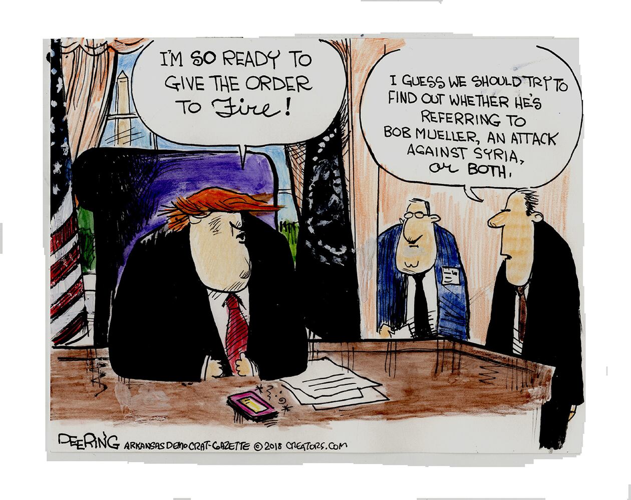Week in cartoons: Robert Mueller, Syria and more