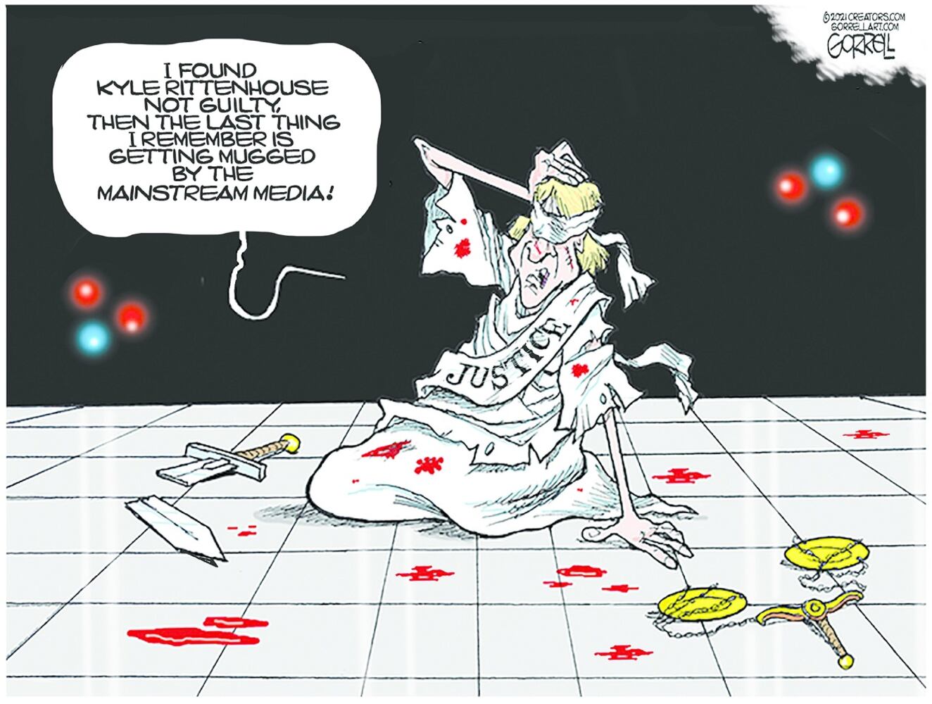 WEEK IN CARTOONS: Rittenhouse trial, Big Bird and more