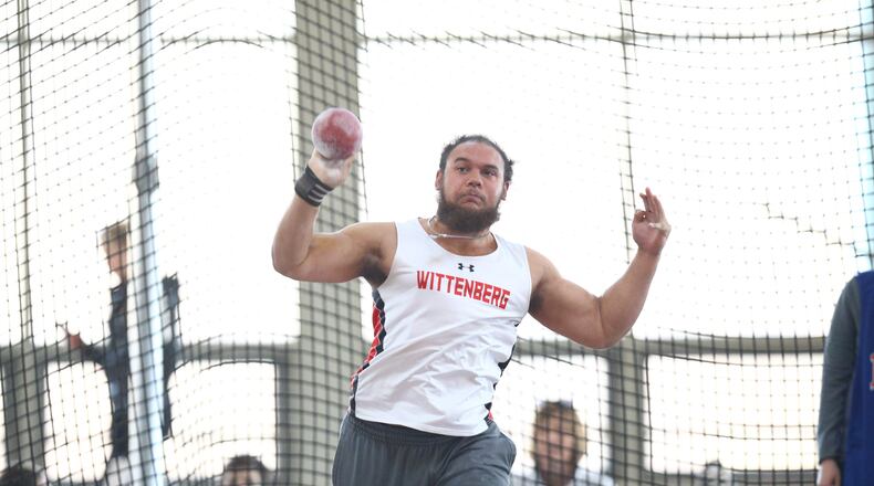D'Anthony Dorsey competes for the Wittenberg track and field team. Photo courtesy of Wittenberg