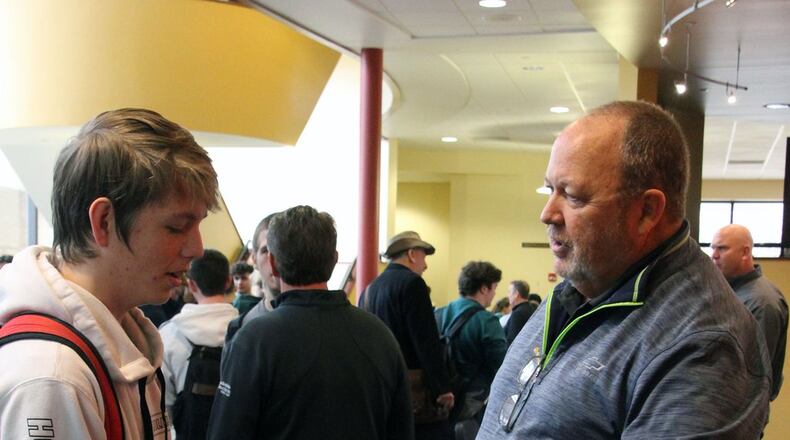 Centerville High School held its third annual skilled trades panel with industry leaders recently, giving hundreds of students the chance to hear about opportunities in the workforce and the education and experience needed to fill those roles.