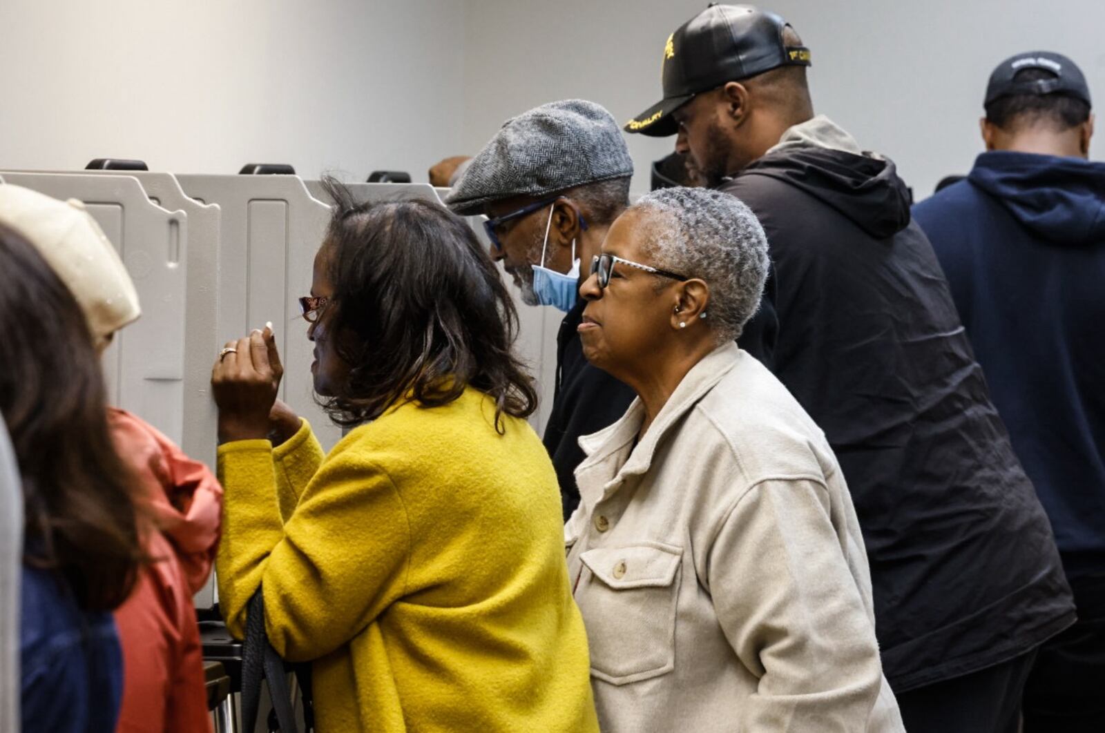 Lots of voters opted to vote early at the Montgomery County Board of Election Tuesday October 8, 2024. Jim Noelker/Staff