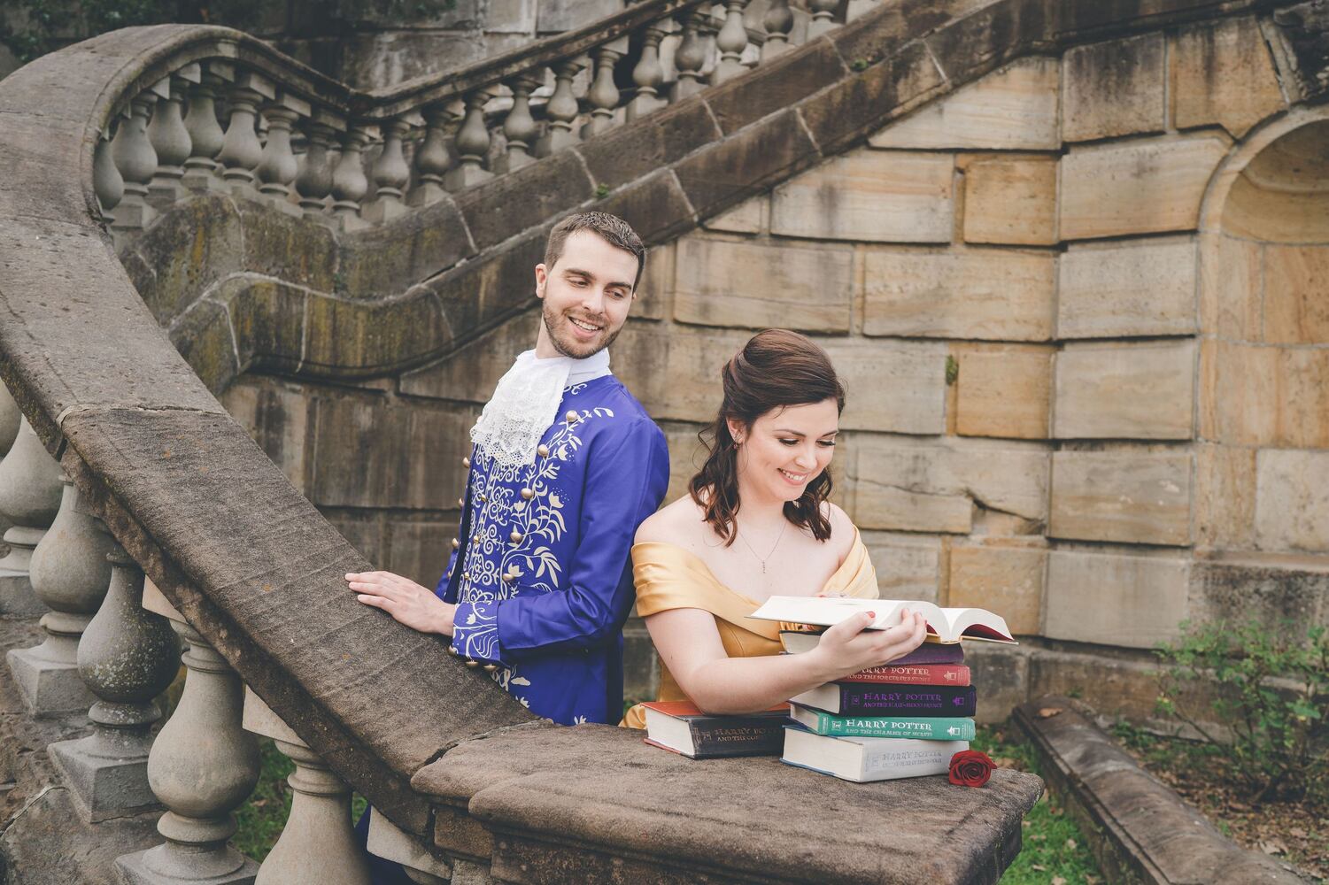 Photos: Dayton bride and groom’s channel Beauty and the Beast for epic pictures