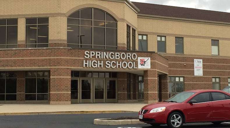 Springboro High School. Staff photo by Lawrence Budd