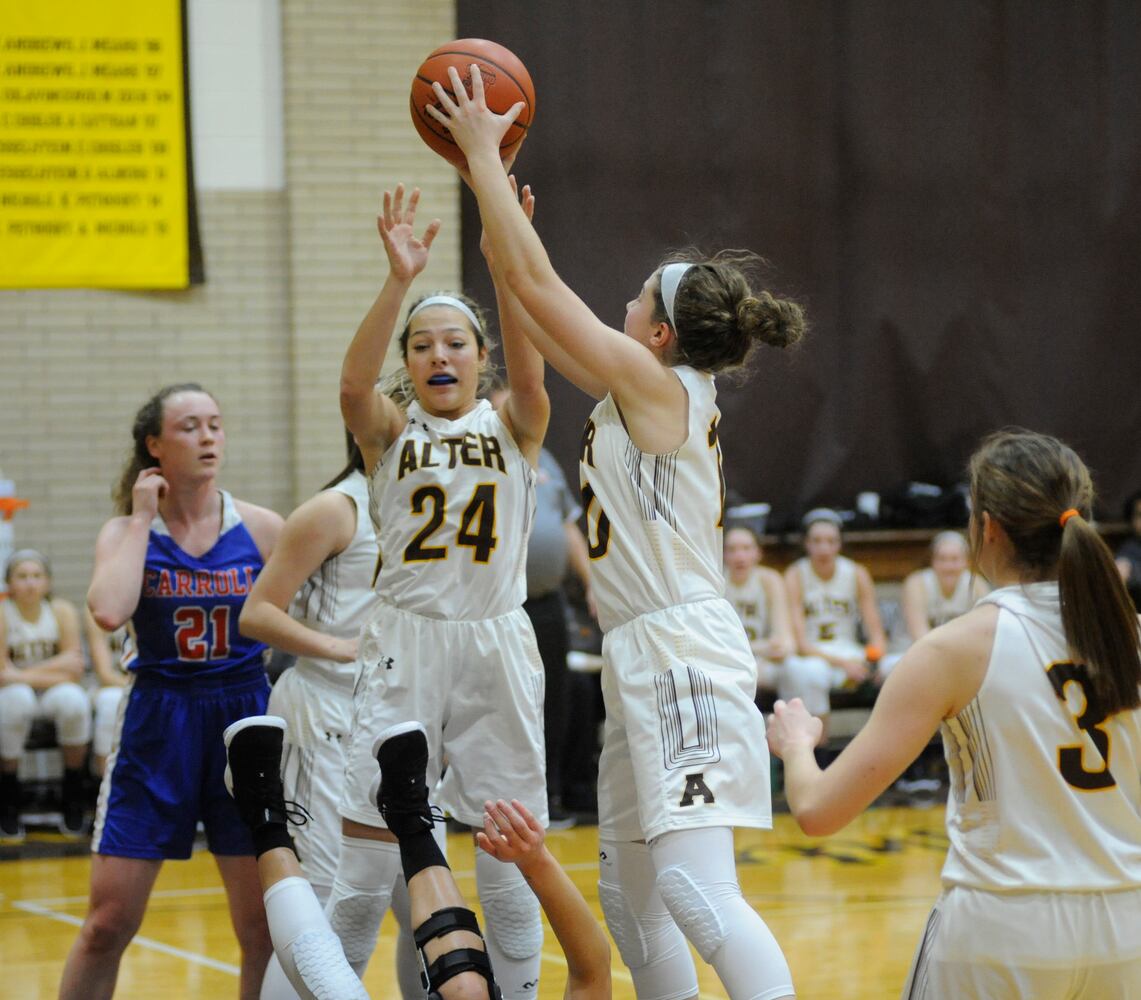 PHOTOS: Carroll at Alter girls basketball