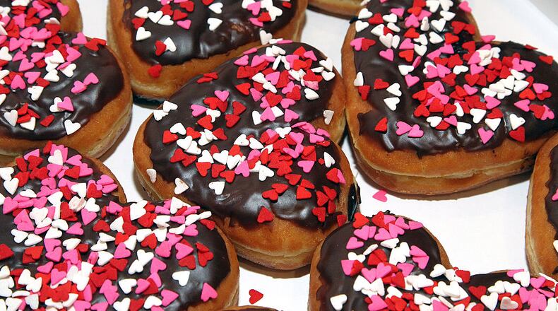 ENCINO, CA - FEBRUARY 12: A general view of the atmosphere during the Valentine's Day With Dunkin' Donuts Heart-Shaped Donuts held at Dunkin Donuts on February 12, 2016 in Encino, California. (Photo by Tommaso Boddi/Getty Images for Dunkin' Donuts)
