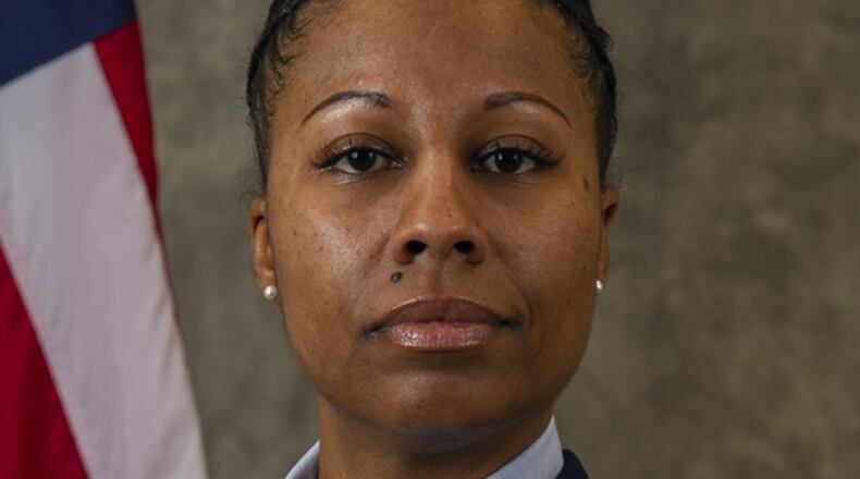 Master Sgt. Tiffany Porterfield, command munitions manager, Headquarters, Air Force Materiel Command