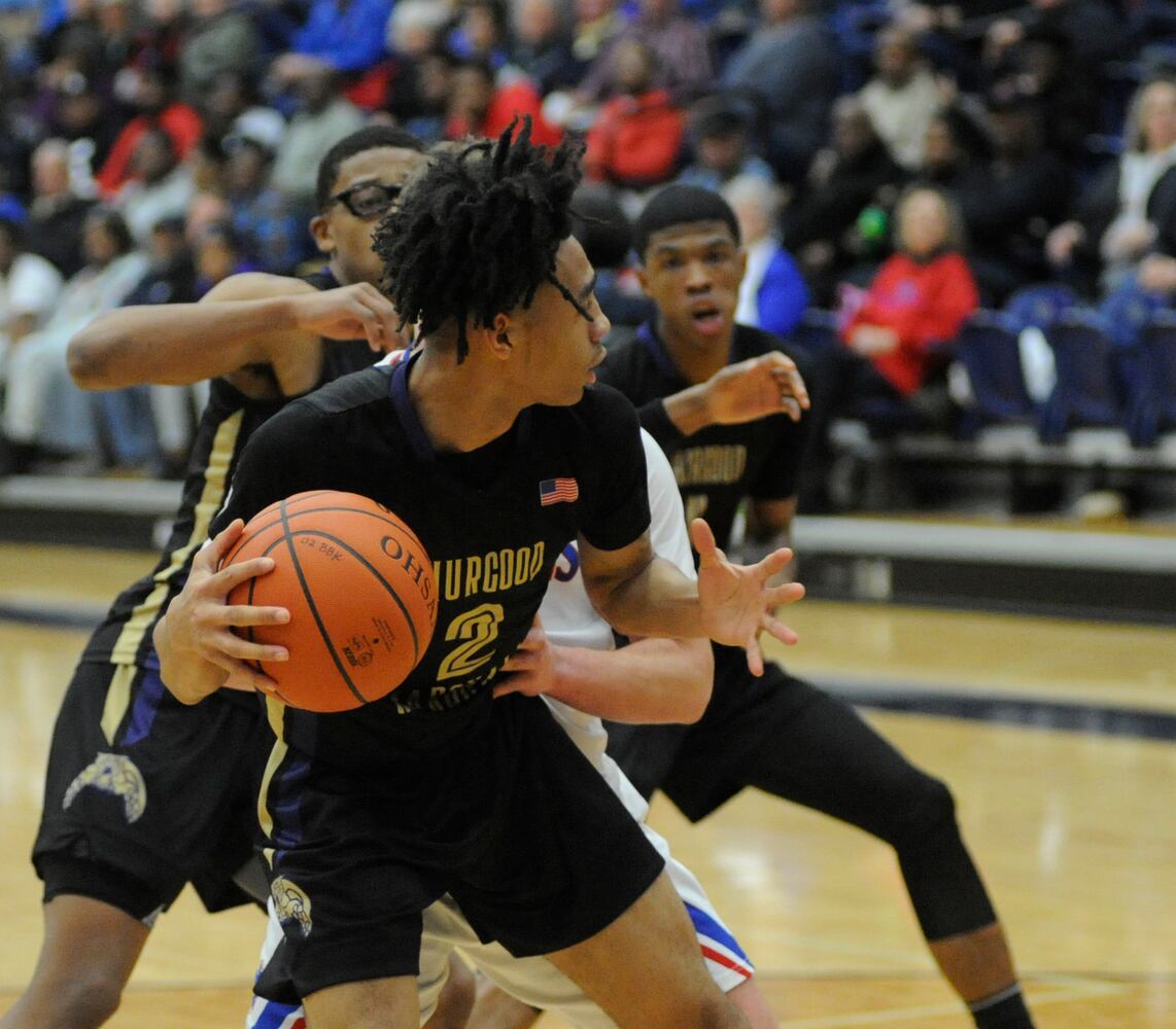 PHOTOS: Thurgood Marshall vs. Clinton-Massie boys basketball
